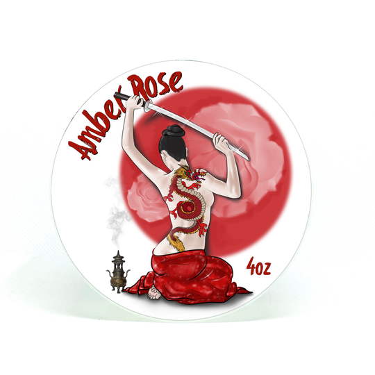 Amber Rose Shaving Soap